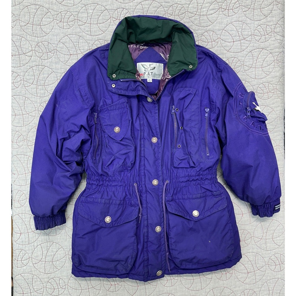 Triple F.A.T. Goose Down Parka Purple Vintage / Women's Size 8